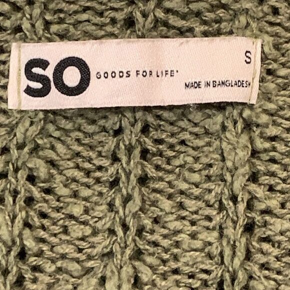 SO, knit sweater jacket, button up, great condition, small, - Picture 5 of 11